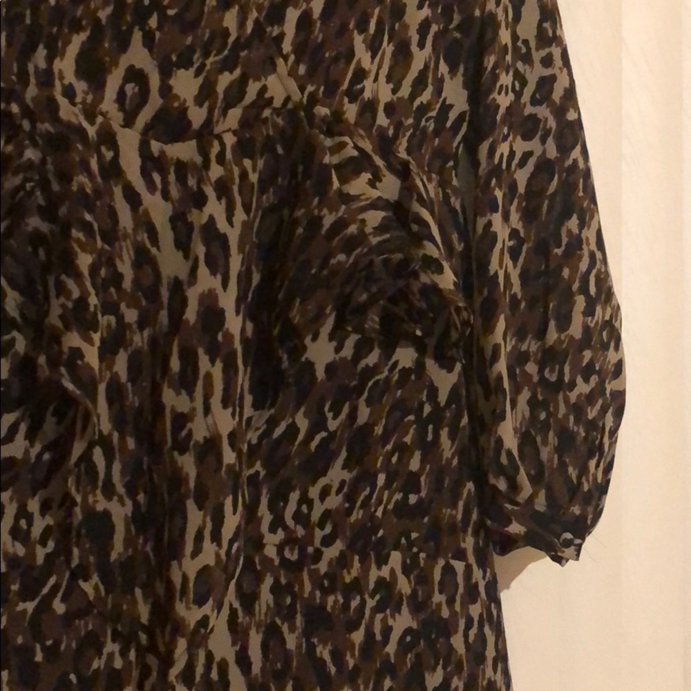 Walter Baker Leopard Print Ruffle Adam Dress - Picture 6 of 6